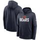 "Chicago Bears Nike Team Impact Club Fleece Hoodie - Mens"