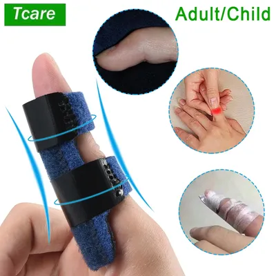 Tcare – attelle de doigt en Aluminium soulagement de la douleur Protection de Fracture attelle de