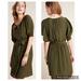 Anthropologie Dresses | Anthropology Nicole Puff Sleeve Shirtdress Green | Color: Green | Size: S
