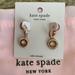 Kate Spade Jewelry | Kate Spade Earrings Spot The Spade Pave Rose Gold | Color: Gold | Size: Os