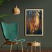 East Urban Home Lost Dog in Forest Theme over Trees Adventure Spooky Design Elements - Picture Frame Painting Print on Fabric Fabric | Wayfair