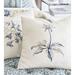 Eastern Accents Liesl by Celerie Kemble Hand-Painted Square Pillow Cover & Insert Polyester/Polyfill | 20 H x 20 W x 6 D in | Wayfair 72N-CK-DEC-97