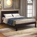 Red Barrel Studio® Beckville Platform Bed Frame w/ Headboard Wood in White | 36 H x 42 W x 76 D in | Wayfair A46870BAD3F54358B883E8B7BB6334A6