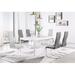 Orren Ellis Kionia 38" Dining Table Metal in Gray | 30 H x 64 W x 38 D in | Wayfair 33353F08D0B446849BAF3238007509E8