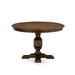 Lark Manor™ Ariahana 48" Rubberwood Solid Wood Pedestal Dining Table Wood in Brown | 30 H x 48 W x 48 D in | Wayfair