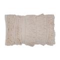 Vickerman 680063 - 12" x 20" Beige Fringe Cotton Pillow (JB212493) Home Goods