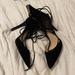 Jessica Simpson Shoes | Black Velvet Jessica Simpson Heels | Color: Black | Size: 8.5