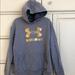 Under Armour Shirts & Tops | Girls Under Armour Gray And Gold Girl Hoodie | Color: Gold/Gray | Size: Lg