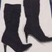 Jessica Simpson Shoes | Gorgeous Black Midcalf Velvet Boots W/Bow | Color: Black | Size: 9