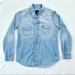 American Eagle Outfitters Tops | American Eagle Denim Button Down Shirt | Color: Blue | Size: M
