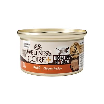 Wellness CORE Digestive Health Chicken Pate Wet Cat Food, 3 oz., Case of 12