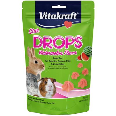 Vitakraft Drops with Watermelon for Small Animals, 4.4 oz.