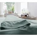 Jasmine Silk 100% Mulberry 19MM Charmeuse Silk Duvet Cover (DUCK EGG) (KING 225cm x 220cm + 7cm border)