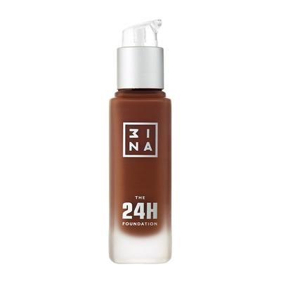 3INA The 24H Foundation Nr. 678 - Utra dark brown 30 ml Braun Image