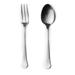 Mepra Serving Set (Fork & Spoon) Moretto Stainless Steel in Gray | Wayfair 102822110I