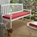 Mozaic Company Bristol Dupione Deep Sea Indoor/Outdoor Sunbrella Seat Cushion | 2 H x 57 W in | Wayfair WF893811SC