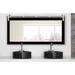 Steelside™ Singapore Beveled Bathroom/Vanity Mirror in Gray/Black | 30 H x 59 W x 0.75 D in | Wayfair 7F7044C607434697BF5E236B4C640F3A