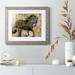 Union Rustic Midnight Stallion - Picture Frame Graphic Art Paper, Solid Wood in Black/Blue/Gray | 18 H x 24 W x 1.5 D in | Wayfair