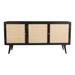 AllModern Nico 57.25" Wide Mango Solid Wood Sideboard Wood in Black | 27.75 H x 57.25 W x 18 D in | Wayfair 717134C3A9E347F0A6B9FA85498D402B