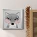 Redwood Rover Fox - Picture Frame Painting on Canvas Canvas, Solid Wood in Black/Blue/Gray | 17.5 H x 17.5 W x 1.5 D in | Wayfair