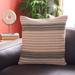 SAFAVIEH Jendi Brown/ Grey Stripe 20-inch Decorative Throw Pillow