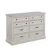 Homestyles Seaside Lodge Off-White Dresser with 8 Drawers