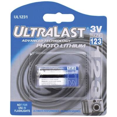 3-Volt CR123A Lithium Photo Battery - N/A