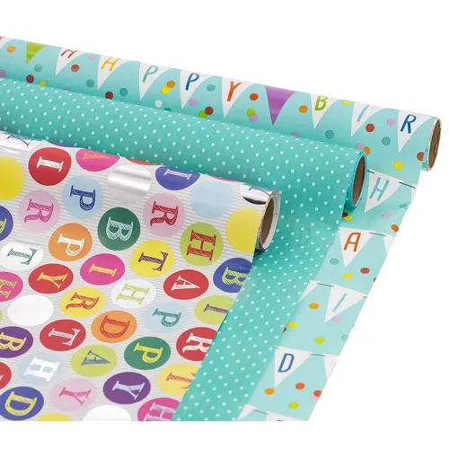 Geschenkpapier-Set Geburtstag