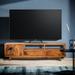 Gerunda Live Edge Suar Wood Media Center with 1 door/2 drawers