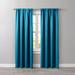 Wide Width BH Studio Room-Darkening Rod-Pocket Panel by BH Studio in Seaglass (Size 54" W 72" L) Window Curtain