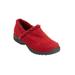 Extra Wide Width Women's The Dandie Clog by Comfortview in Red (Size 12 WW)
