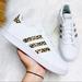 Adidas Shoes | Adidas Originals Grand Court White Animal Print | Color: Tan/White | Size: 8