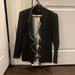 Zara Jackets & Coats | Black Zara Blazer White Detailing | Color: Black/White | Size: M