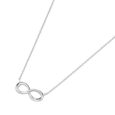 Smart Jewel - Collier Infinity Collier, Karte, Silber 925 Ketten 1 ct Silber Damen