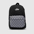 Vans black & white new skool backpack