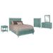 Birch Lane™ Deitrich Standard 5 Piece Bedroom Set Wicker/Rattan in Green | Twin | Wayfair 38C1A8E147624D309F08EC5487D3D4EF