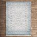 Blue 31 x 0.33 in Area Rug - Bungalow Rose Teadora Oriental Gray/Ivory Area Rug Polypropylene | 31 W x 0.33 D in | Wayfair LRKM3546 41918531