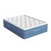 Simmons Rest Aire 17 in. Air Mattress with Built-In Pump - Raised Inflatable Bed with Auto Shut-Off, Plush Top
