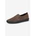 Wide Width Women's Fresh Flats by Easy Street in Brown Matte (Size 7 1/2 W)