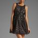 Free People Dresses | Free People | Rocco Lace Sleeveless Dress | Color: Black/Tan | Size: 12