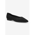 Women's Mireya Flat by Bella Vita in Black Knit (Size 8 M)