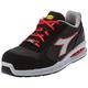 Utility Diadora - Niedriger Arbeitsschuh Run NET AIRBOX Low S3 SRC für Mann und Frau DE 41 C9034 Asphalt Silver Rot