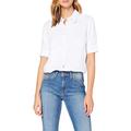 Tommy Hilfiger Women's TH Essential Penelope Shirt SS T, White (White Ybr), (Size:34)