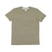 LAT 6991 Men's Harborside Melange Jersey T-Shirt in Miltry Green Mlnge size 3XL | Ringspun Cotton LA6991