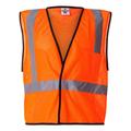 Kishigo 1193-1194 Economy Single Pocket Hook & Loop Mesh Vest in Orange size Large/XL | Polyester