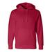 Independent Trading Co. IND4000 Heavyweight Hooded Sweatshirt in Red size Large | Fleece IND400