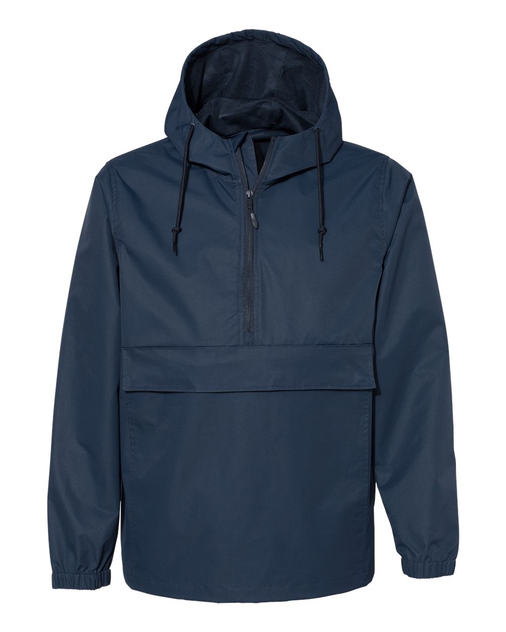 Independent Trading Co. EXP94NAW Nylon Anorak Jacket in Classic Navy Blue size Medium