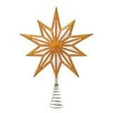 Kurt S. Adler 59174 - 13.5" 25 Light Gold Star Tree Topper
