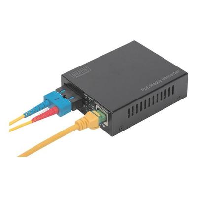 Gigabit Ethernet PoE+ Medienkonverter, Digitus