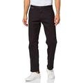 Tommy Hilfiger Men's MERCER CHINO ORG STR TWL Trouser, Black (Jet Black 083), W30/L30